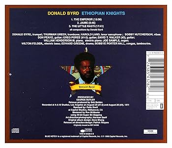 ★ヴァンゲルダー刻印ＵＳ盤★『エチオピアン・ナイツ』ドナルド・バードＬＰ ☆ヴァンゲルダー刻印US盤☆『エチオピアン・ナイツ』ドナルド